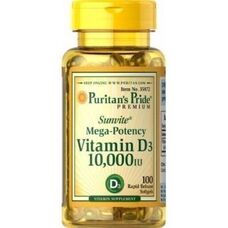 PURITAN'S PRIDE VITAMIN D3 10,000 IU