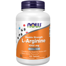 NOW Foods L-Arginine, Double Strength 1000 mg Tablets