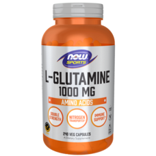 NOW Foods L-Glutamine, Double Strength 1000 mg Veg